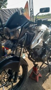 Honda Tiger PC 2009 tampak depan