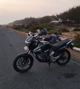 Honda Tiger PC 2009 tampak samping
